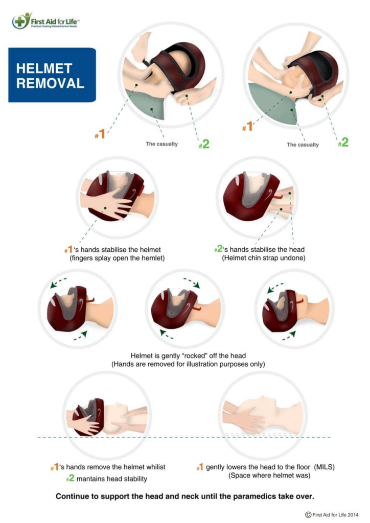 How To Help Someone In A Motorcycle Accident? 9 helmet removal